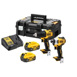 Kit perceuse-visseuse sans fil et clé à chocs DeWalt 18V avec batteries et chargeur - Product Image 1