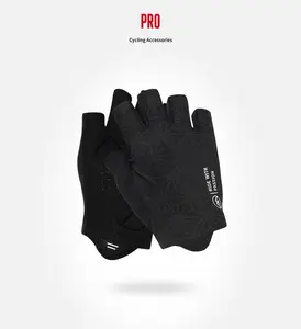 蒙顿运动定制标志职业队航空水平手套制造半指运动手套技术自行车手套