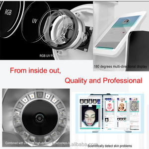 Công nghệ mới nhất 3D Máy phân tích da mặt phần mềm Thẩm mỹ viện chăm sóc sắc đẹp HD Máy quét công cụ phân tích khuôn mặt hiện đại - Product Image 3