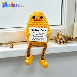 Patito de Ganchillo Personalizado al por Mayor con Logotipo, Amigurumi Hecho a Mano, Precio de Fábrica, Fabricante OEM - Product Image 6