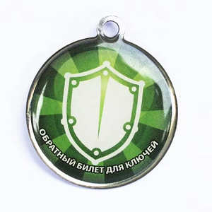 سلسلة مفاتيح مخصصة بالجملة بتصميم شعارات فرق كرة القدم الأمريكية، قلادة زجاجية على شكل حجر الزمن، سلاسل مفاتيح لفرق NFL الـ 32 - Product Image 2