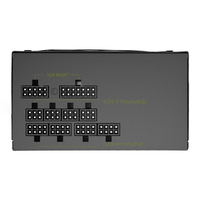 Fuente de Alimentación para Juegos de PC 80Plus Gold de 600W/650W, Totalmente Modular, para Gamers