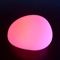 Lámpara LED Solar Decorativa para Jardín, de Resina, con Forma de Roca, para Exteriores, con Controlador LED, para Iluminación de Paisajes y Patios