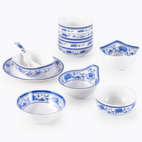 Ensembles d'assiettes de luxe personnalisées, vaisselle, service de vaisselle en mélamine de Chine, vaisselle pour restaurants, etc.