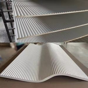 Pannelli in Legno 3D Geometrici di Lusso, Rivestimento in <span class=keywords><strong>MDF</strong></span> Texturizzato per <span class=keywords><strong>Pareti</strong></span> Decorative di Appartamenti e Arredamento Moderno - Product Image 2