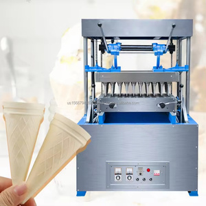 Cornet de crème glacée automatique de grande capacité 1200-1400 pcs/h faisant la machine électrique de cône de gaufre de gaufrier - Product Image 2