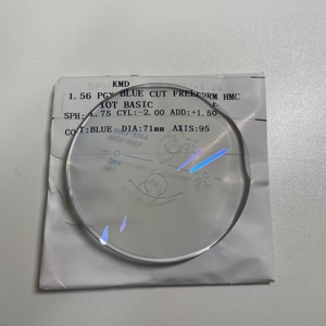 1.56 potongan biru progresif UV420 <span class=keywords><strong>HMC</strong></span> lensa manufaktur Anti biru - Product Image 6