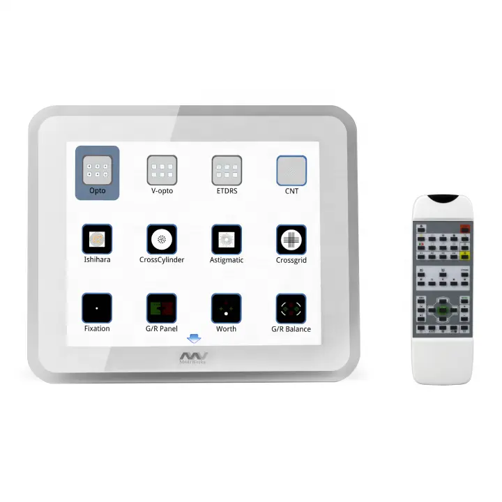 Optotype-equipo óptico Led para pruebas oculares, gráfico Digital de agudeza Visual Led, gráficos de visión automática para Hospital ocular