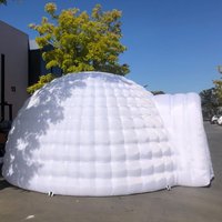 Chine Fournisseur Cottage Disco fête événement bar igloo gonflable pêche sur glace froide dôme blanc neige petit igloo gonflable pour les enfants