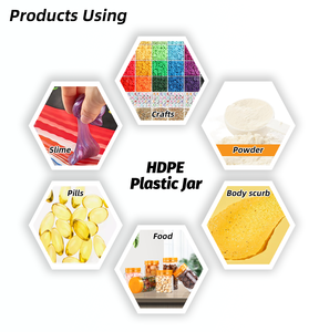 New 500ml 1000ml HDPE container thực phẩm Trắng nhựa <span class=keywords><strong>Jar</strong></span> với nắp cho protein bột container - Product Image 6