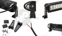 Nouvelle barre lumineuse LED incurvée de 42 pouces 240W pour véhicule tout-terrain Wrangler pour Cherokee KJ Liberty pour Nissan Spot/Flood Combo Beam