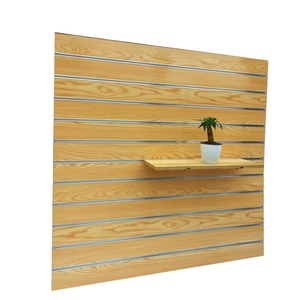 4x8ft 15/18 mét Durable cửa hàng bán lẻ hàng hóa hiển thị Kệ melamine phải đối mặt với <span class=keywords><strong>MDF</strong></span> slatwall Bảng điều chỉnh - Product Image 5