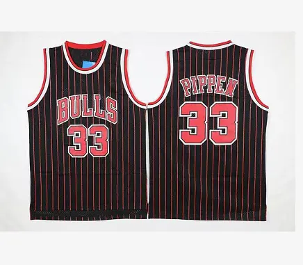 American Basketball League Jersey Bulls Pippen 33# Rodman 91# Red Embroidery Basketball Jersey Wholesale