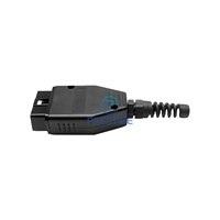 Connecteur mâle OBD-II à 16 broches de grande taille pour scanner de diagnostic automobile et assemblage de câbles