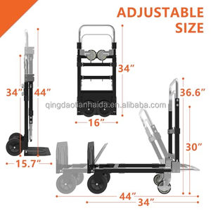 Chariot à main pliable en aluminium Dolly Cart avec chariot utilitaire robuste pliable - Product Image 6