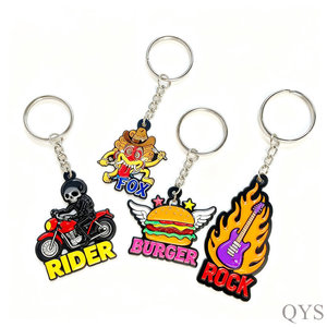 QYS <b>Custom</b> Wholesale Various High Quality Souvenir Hard Enamel Metal Keychain With Your Logo - Product Image 3