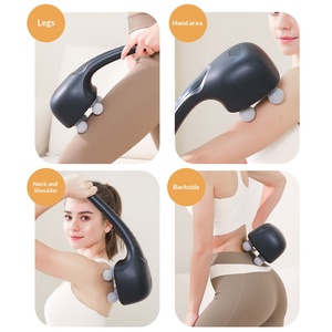 LY-B1A - Martillo Muscular Portátil y Silencioso de 4 Cabezas para Relajación de Cuerpo Completo, Masajeador de Vibración para Alivio del Dolor y Recuperación Diaria - Product Image 3