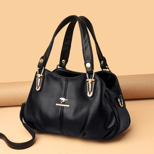 Bolsos Tote de Moda para Mujer 2025, Bolsos de Mano de Cuero PU de Gran Capacidad con Cierre de Cremallera, Diseño Sólido - Product Image 2