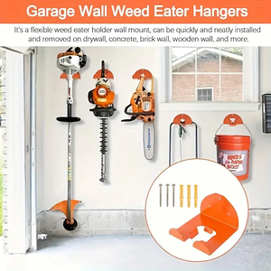 Support mural <span class=keywords><strong>pour</strong></span> tondeuse et <span class=keywords><strong>outils</strong></span> <span class=keywords><strong>de</strong></span> <span class=keywords><strong>jardin</strong></span> – Organisateur <span class=keywords><strong>de</strong></span> garage <span class=keywords><strong>pour</strong></span> débroussailleuses et <span class=keywords><strong>outils</strong></span> <span class=keywords><strong>de</strong></span> jardinage - Product Image 4