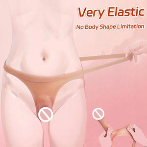 قضيب ذكري مزدوج الرأس، مصنوع من مادة السيليكون الناعمة، مصمم لتحفيز نقطة جي، ويمكن ارتداؤه كهزاز. - Product Image 3