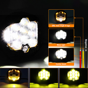 Luces <span class=keywords><strong>LED</strong></span> de Conducción de 5 Pulgadas, IP68 Selladas, Antivaho, para Camionetas, UTV, ATV, Motocicletas - Product Image 2
