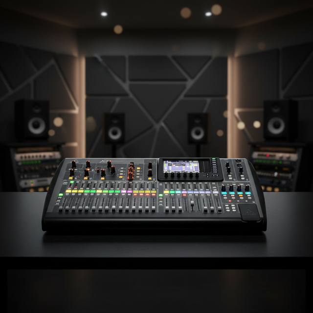 Used Behringer X32 Compact 32 Channel Digital Audio Mixer Refurbished Touchscreen Console for Stage DJ Concert Live Sound