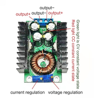 Module d'alimentation DC-DC 300W 9A/12A Convertisseur de tension réglable Courant constant 9A/12A Module abaisseur 12A Tension constante 9A Circuits intégrés