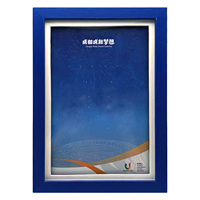 Cadre en bois pour certificat de fleur, boîte à ombre, vitrine pour médaille de récompense, badge, plaque commémorative, souvenir d'événement, mur