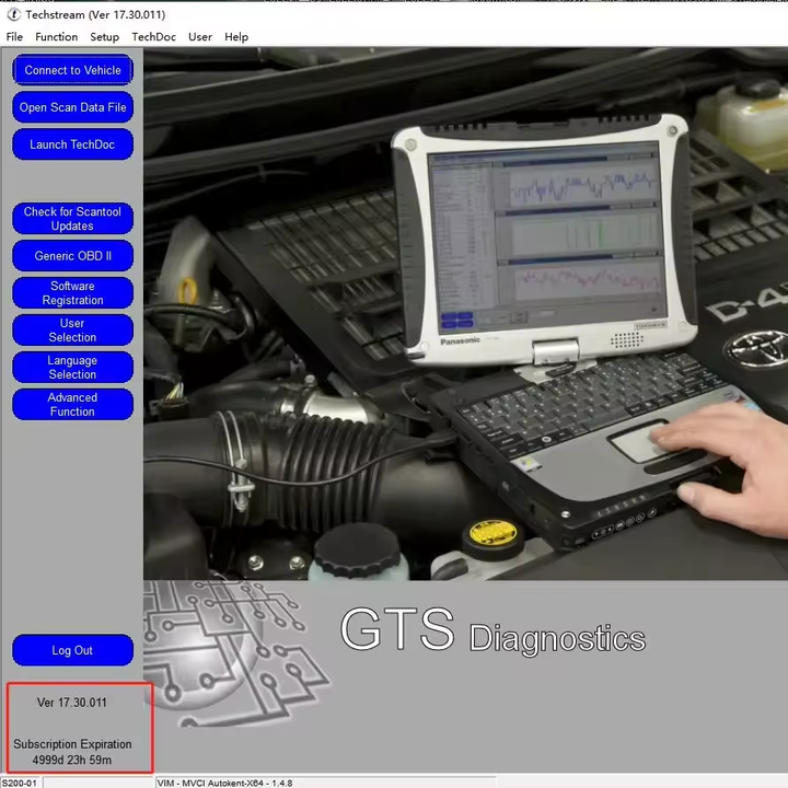 Windows10 PC テックストリーム GTS 診断機 トヨタ レクサス用1