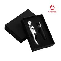 Kit de bouteille de vin avec bouchon, accessoires pour Bar, à usage domestique, ouvre-bouteille, en métal acier inoxydable, cadeau, pièces