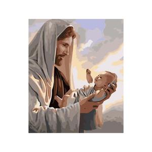 Jésus Christ Croix Pendentif Photos Mosaïque 5D Diy Diamant Peinture Kit carré Diamant 5d Diamant Peinture Kit Religieux - Product Image 2