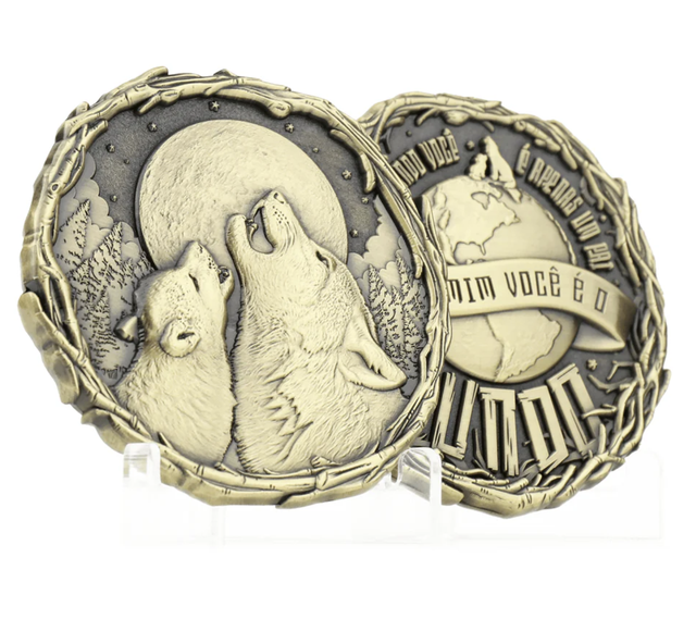 Free Design Personalised Game Souvenir Coins Commemorative Metal Coin Custom Manufacture Brass Zinc Alloy 3D Challenge Coin