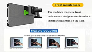 Indoor GOB Mini LED Video <b>Wall</b> P1.25 P1.5 P1.8 P2 P2.5 Fixed Pitch Full‑Color LED Panel High Refresh Digital <b>Display</b> - Product Image 2