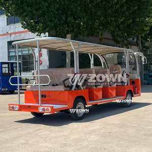 รถบัสไฟฟ้าแบบปิดพรีเมียมสำหรับนักท่องเที่ยว พร้อมที่นั่งสบาย เหมาะสำหรับสถานที่ท่องเที่ยวและสวนสนุก - Product Image 6