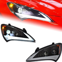 Feux avant de style automobile pour Hyundai Genesis Coupé 2009-2012, phares Angel Eye LED DRL, signalisation HID, accessoires automobiles