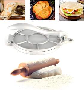 Tortilla Press Manual 8 Polegadas Tortilla Press <span class=keywords><strong>Machine</strong></span> Pancake Maker Alumínio Roti Press Tortilla Maker para Cozinha Crepes Caseiros - Product Image 6
