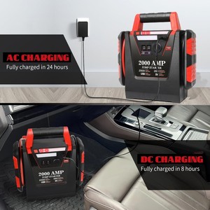 Portable Emergency Car Battery Jump Booster Box 12V High Power for Gasoline SUV Truck Auto HH604 2000 12V Portable Car Batte - Product Image 1