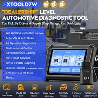 Escáner Automotriz Bluetooth XTOOL D7W D7 BT para Todos los Sistemas, 36 Funciones de Reinicio, CANFD DOIP, Similar a D7S 2024, Herramienta de Diagnóstico para Automóviles, Codificación ECU