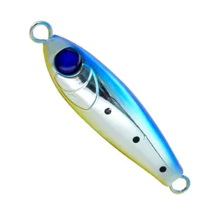 MISTER JIGGING 40g Fluorescence vacuum Chromium plating fishing lure hard Slow Jigging Lure jig metal lure