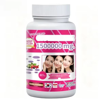 Capsules de beauté haut de gamme OEM/ODM avec 1 500 mg de glutathion et de collagène, anti-rides, éclaircissant pour la peau, ongles sains