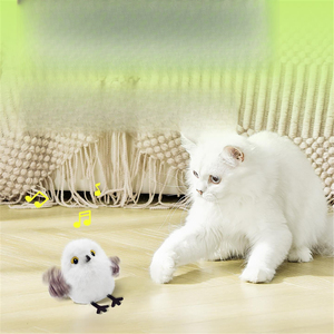 Đồ chơi mèo điện-âm thanh mô phỏng chim, trêu ghẹo mèo tự động với chim nhỏ rung - Product Image 6