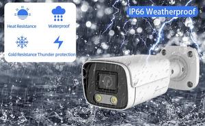 Plug and Play fonctionnant avec Hik <span class=keywords><strong>NVR</strong></span> IP66 étanche 4k Poe Bullet Ip Kit de caméra système de vidéosurveillance 4 canaux objectif 2.8mm/3.6mm en option - Product Image 2