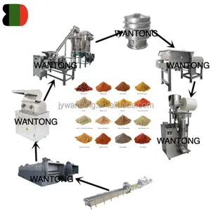 Mesin giling lini produksi bumbu Matcha