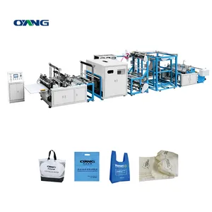 Nonwoven Making Bag Machine China Non Woven Bag Making Machine Automatic Line Nonwoven Fabric Bag Making Machine With Handle Attached