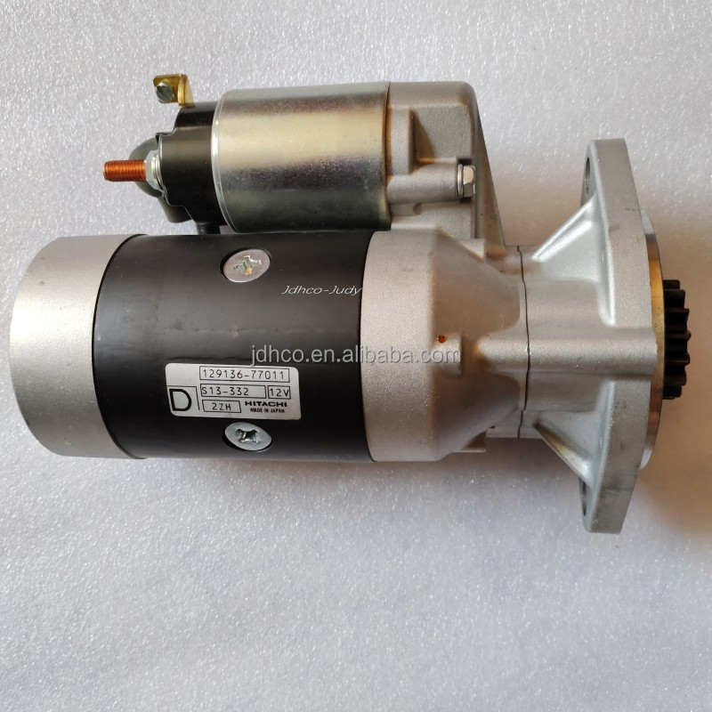 Yanmar Original Hitachi S13-332 Starter Motor - 12V New