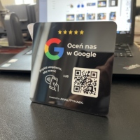 Plaque NFC TapTable 13,56 MHz pour cartes de visite, paiements, Google Plate, avis Instagram, code QR, menu cartographique, acrylique NFC Google