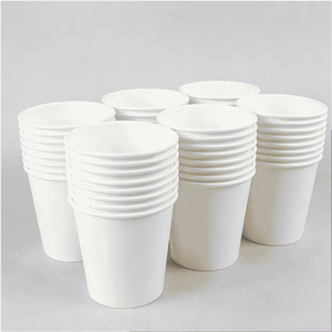Vasos de Papel Desechables de <span class=keywords><strong>Pared</strong></span> Simple al por Mayor, Vasos de Café con Tapa y Logotipo Personalizado, Ecológicos para Bebidas Calientes y Frías - Product Image 2