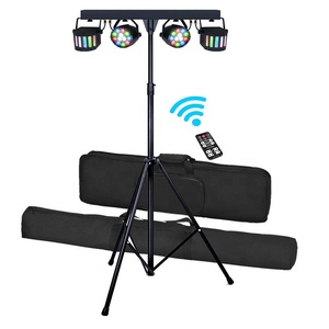 Système d'éclairage dj mobile, jeu pour bar, fête disco, led, 60W, 4 pièces, <span class=keywords><strong>kit</strong></span> d'éclairage pour mariage - Product Image 1