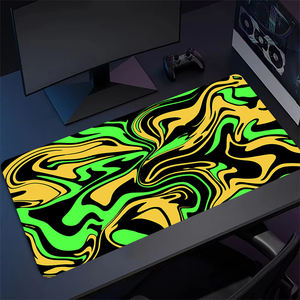 Alfombrilla de Ratón para Juegos Strata Liquid, Accesorio de Juego, Alfombrilla de Ratón Grande Negra y Blanca, Alfombrilla de Escritorio de Goma XXL 1200x500, Alfombra para Ratón - Product Image 5