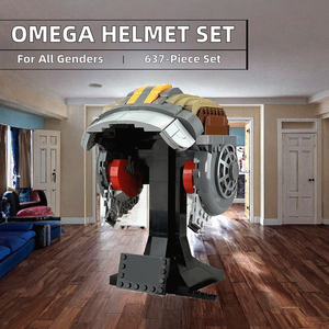 Funbuild - Juego de Bloques de Construcción MOC de Casco OMEGA a Escala 1:8, Serie Bad Batch para la <span class=keywords><strong>Película</strong></span>, Ladrillos de Juguete para Niños, Plástico - Product Image 2